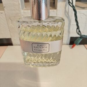 Dior Eau Sauvage Fragrance Bottle with Silver Cap